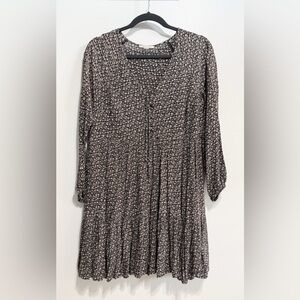 American Eagle Outfitters Floral Long Sleeve Dress